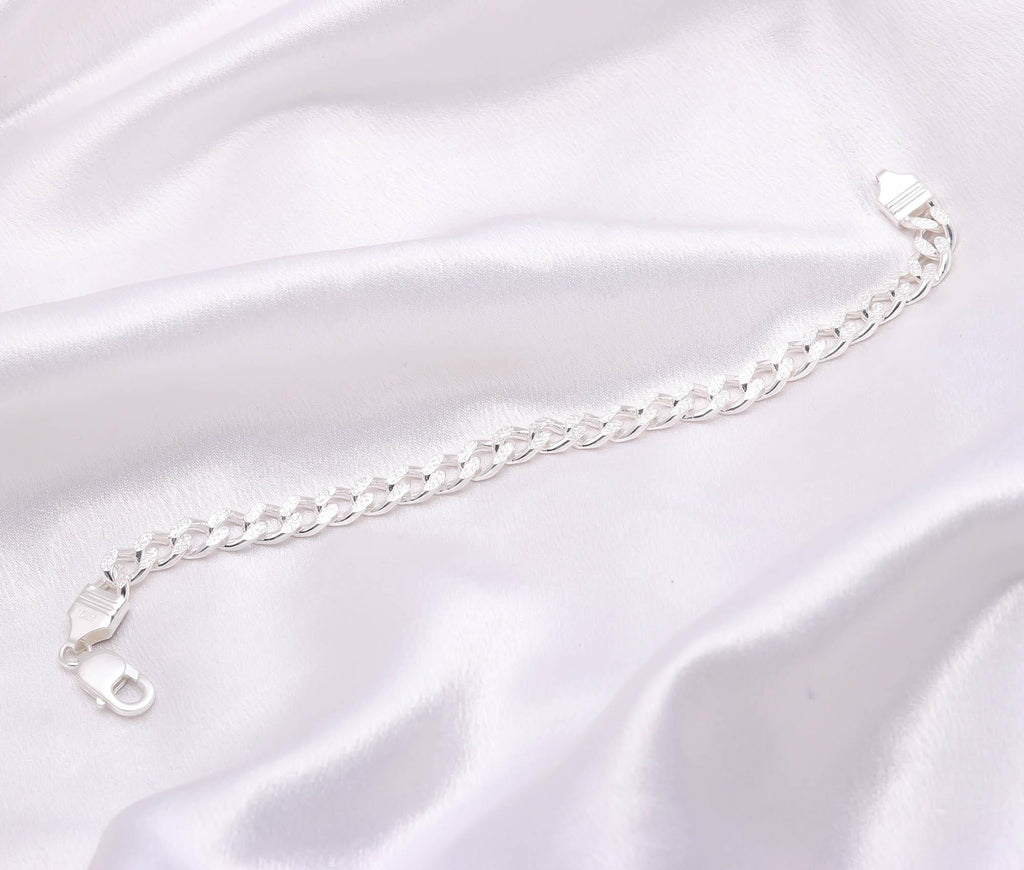 Chunky Link Bracelet in 925 Sterling Silver - Silver Jewellery