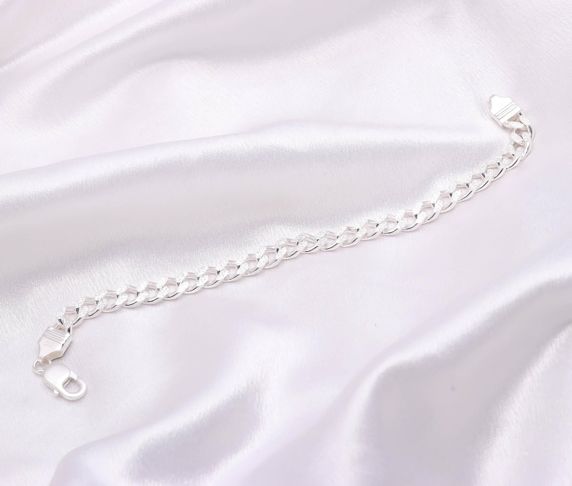 Chunky Link Bracelet in 925 Sterling Silver - Silver Jewellery