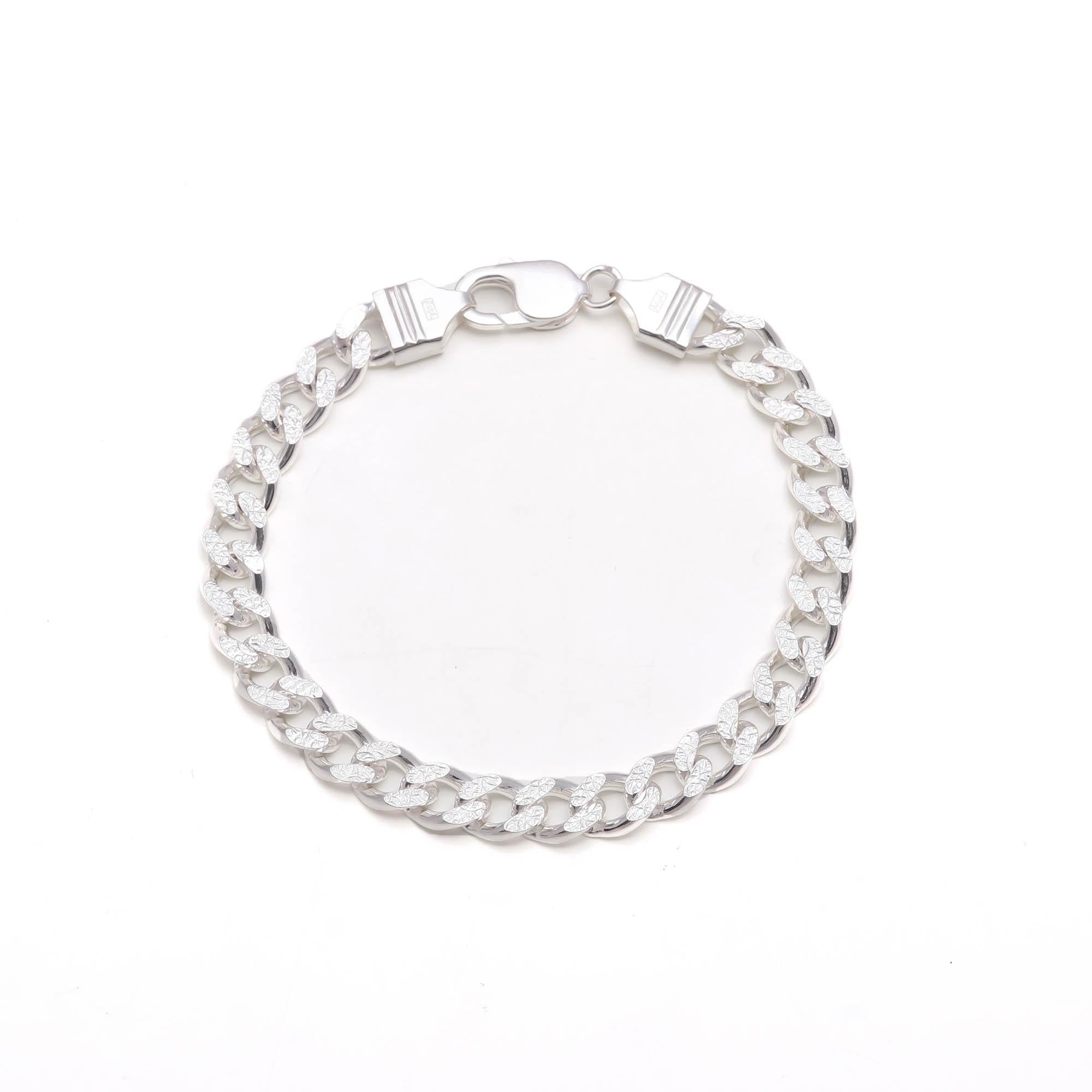 Chunky Link Bracelet in 925 Sterling Silver - Silver Jewellery
