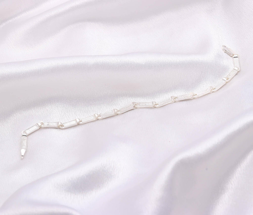 Link Bracelet 925 Sterling Silver Men’s Jewellery – Perfect Gift for Husband