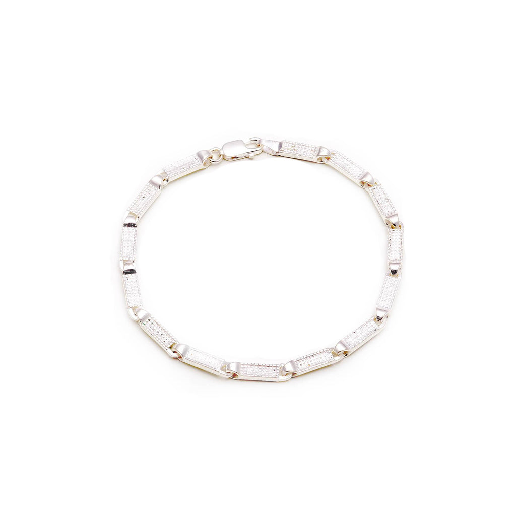 Link Bracelet 925 Sterling Silver Men’s Jewellery – Perfect Gift for Husband