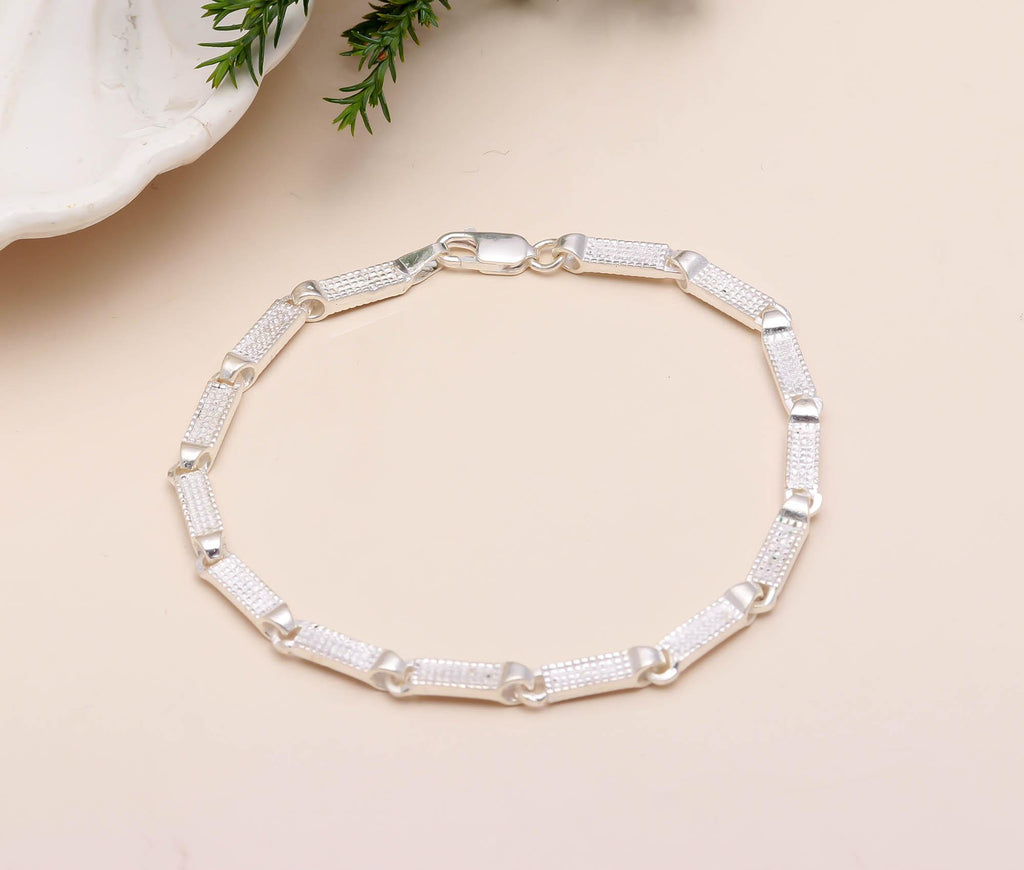 Link Bracelet 925 Sterling Silver Men’s Jewellery – Perfect Gift for Husband