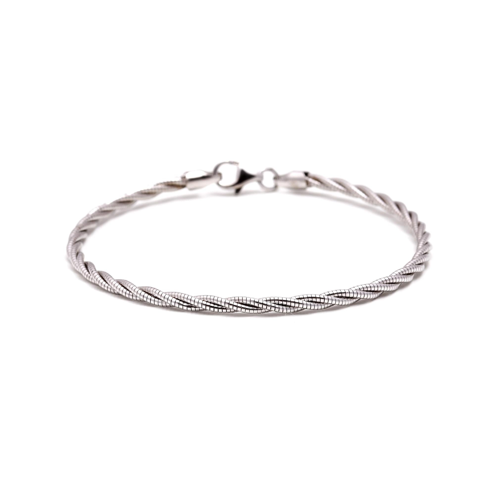 Pure 925 Sterling Silver Bracelet – Minimalist & Stylish Gift Idea