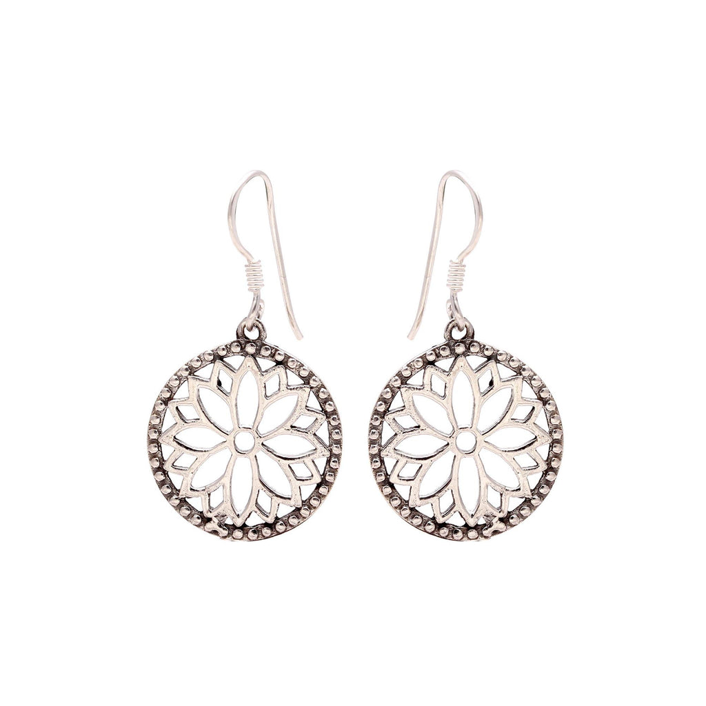 Hypoallergenic 925 Sterling Silver Stud Earrings – Dainty Round Style Boho Jewellery