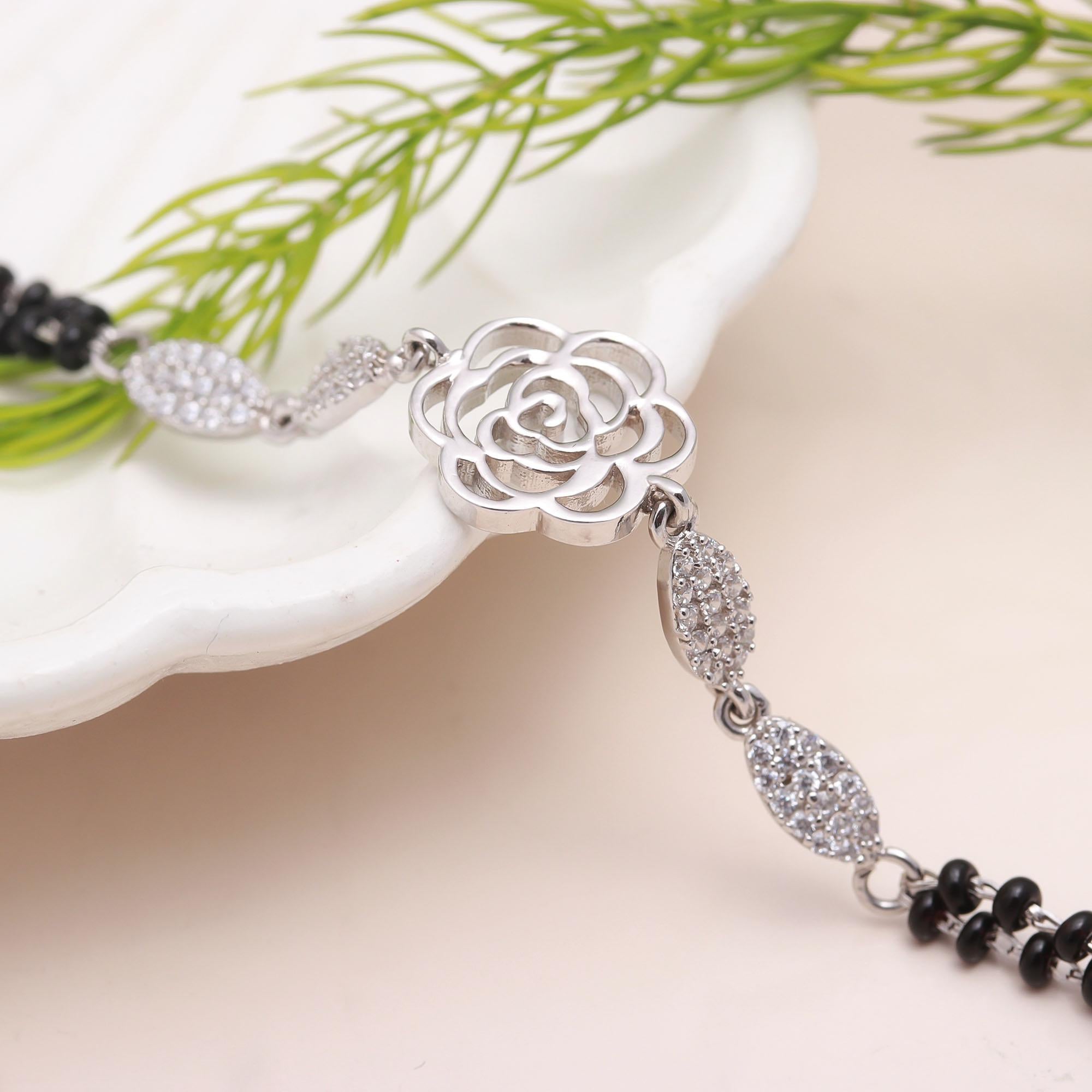 925 Sterling Silver Bracelet – Dainty Adjustable Chain for Women