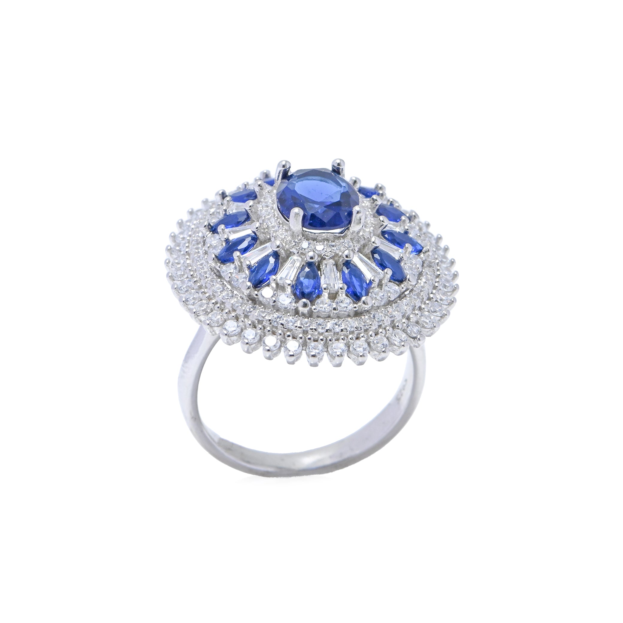 925 Sterling Silver Elegant Cubic Zirconia Ring for Women, Sparkling CZ Promise Ring, Engagement Ring, Romantic Anniversary or Valentine’s Gift