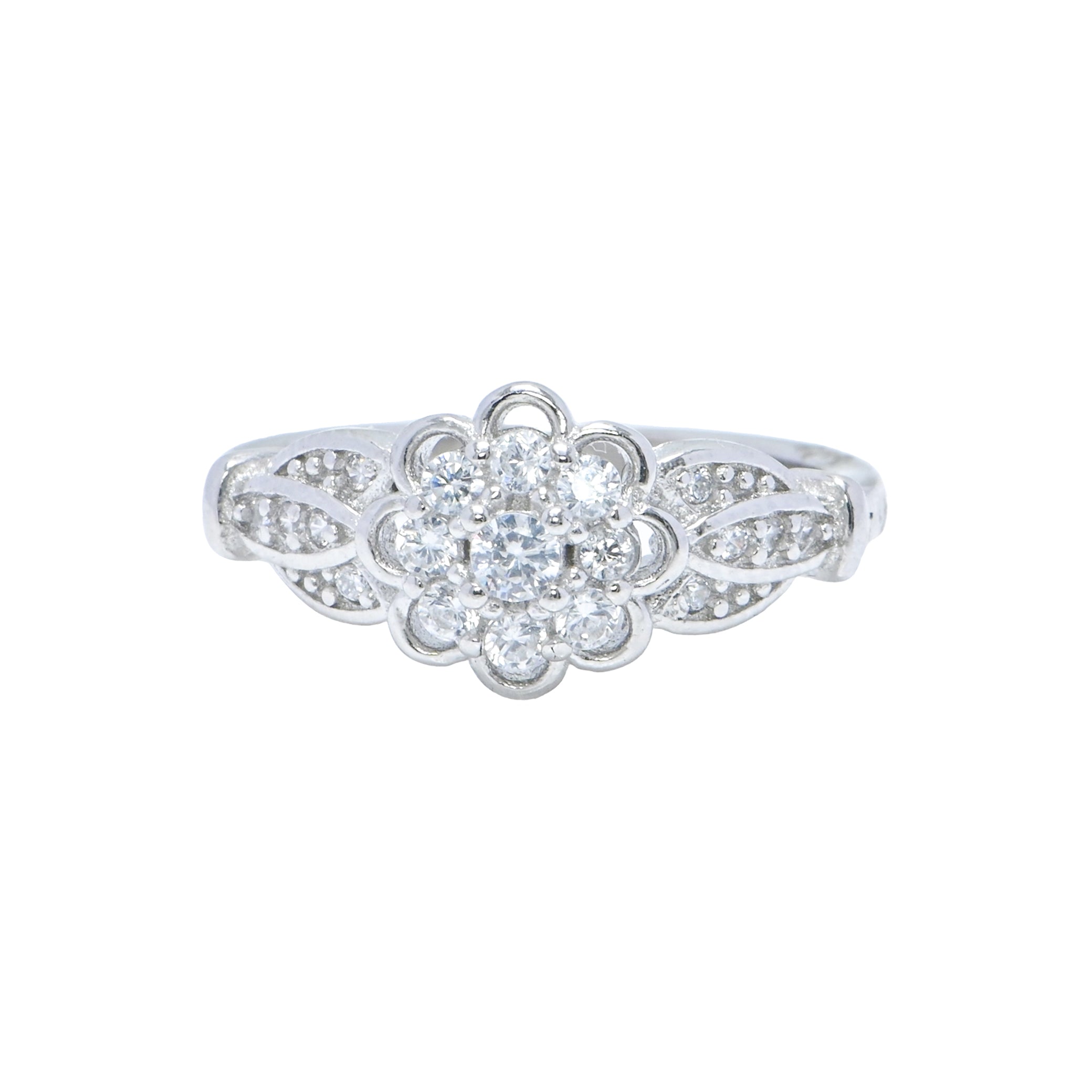 925 Sterling Silver Full Eternity Cubic Zirconia Band Everyday Wear Gift for Women