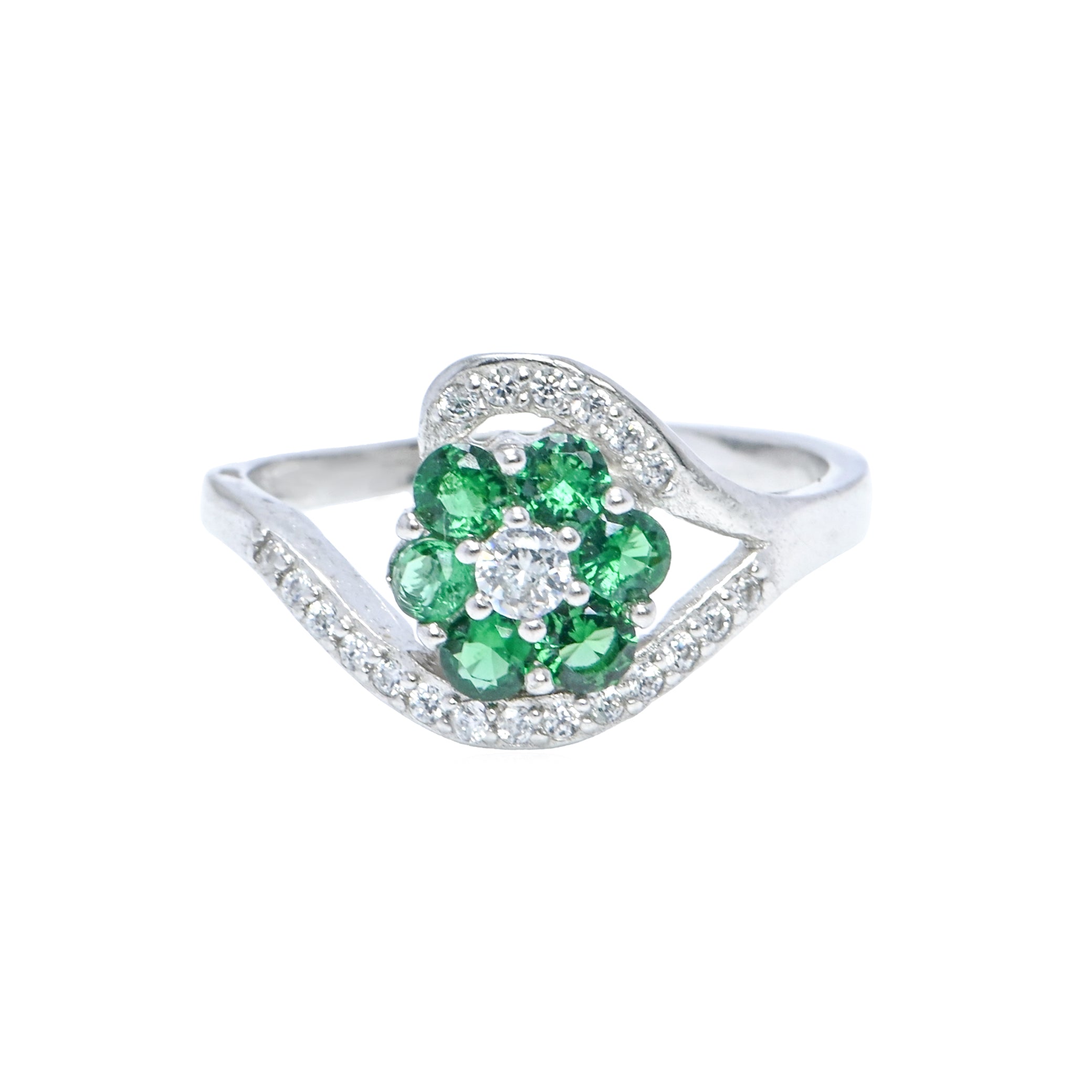 925 Sterling Silver Minimalist Cubic Zirconia Band Ring for Women, Sleek CZ Stacking Ring, Everyday Elegance Jewelry Gift