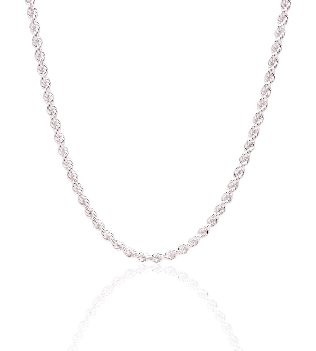 Real 925 Sterling Silver Chain Necklace for Men