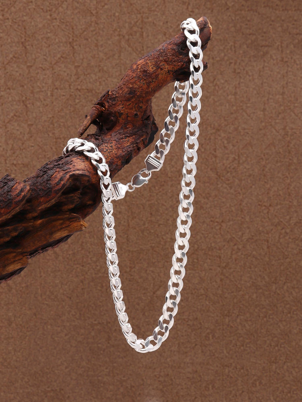 Pure 925 Sterling Silver Women’s Chain Minimalist Silver Jewelry
