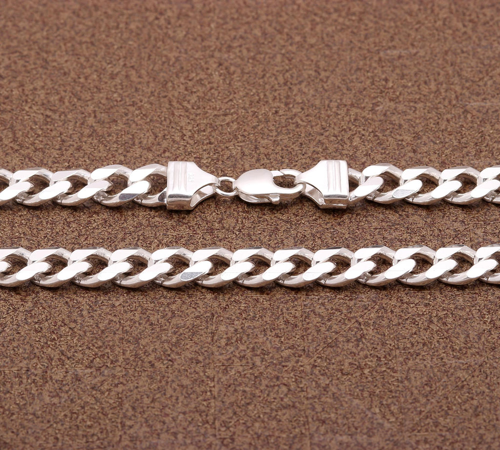 Pure 925 Sterling Silver Women’s Chain Minimalist Silver Jewelry