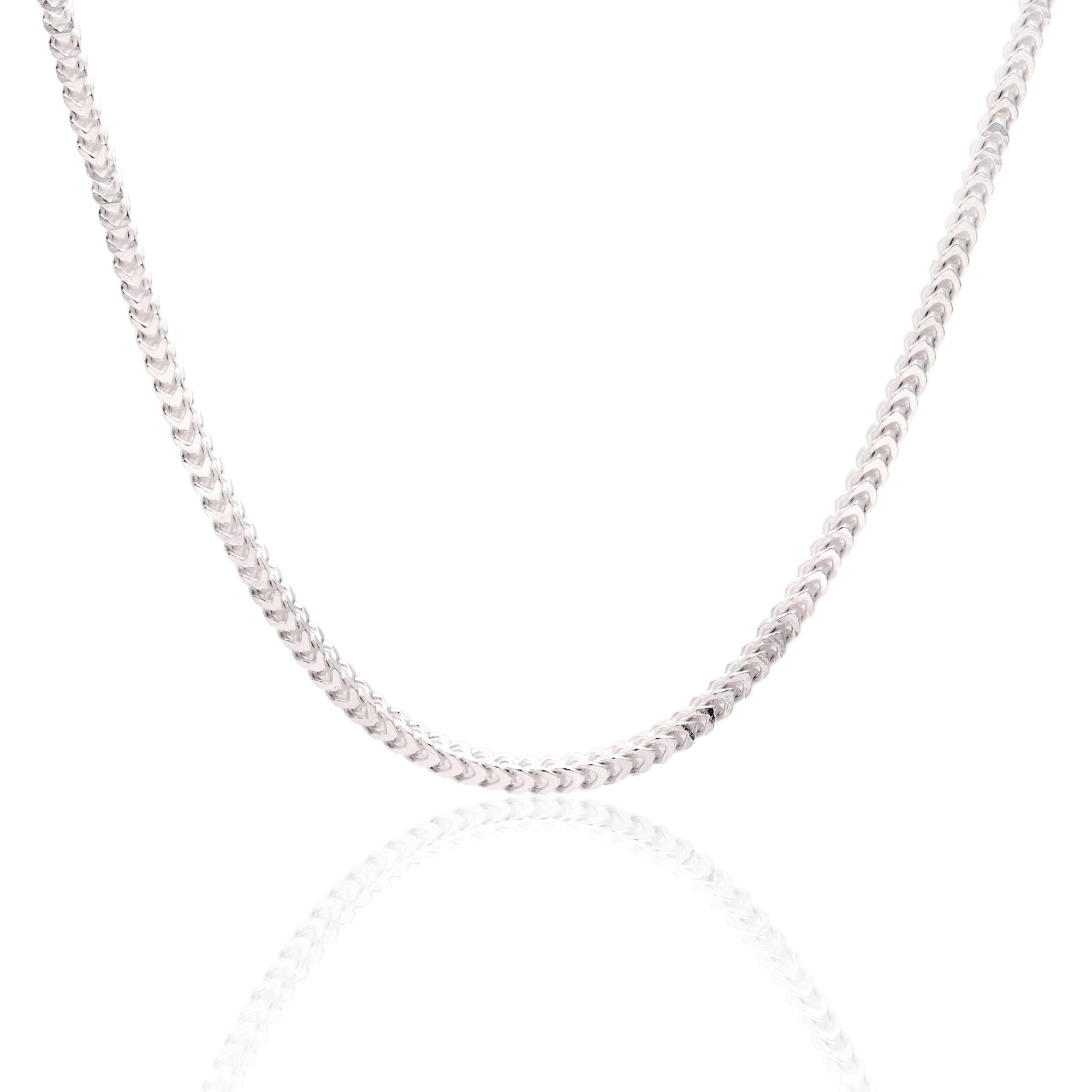 Pure 925 Sterling Silver Women’s Chain Minimalist Silver Fine Jewelry