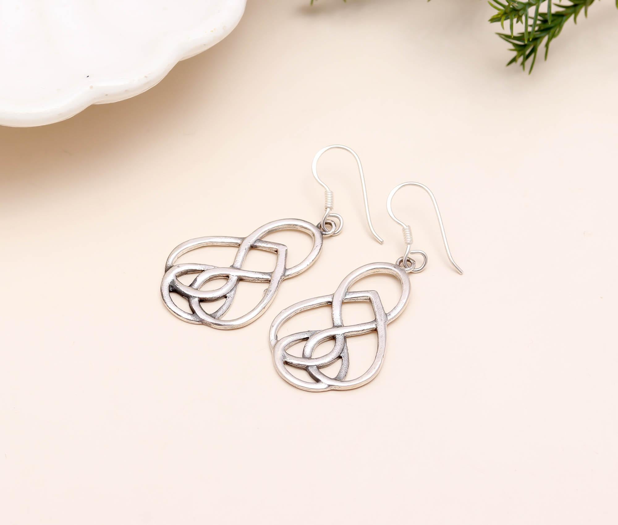 925 Sterling Silver Stud Drop Dangle Earrings Boho Jewellery Perfect Wedding Gift