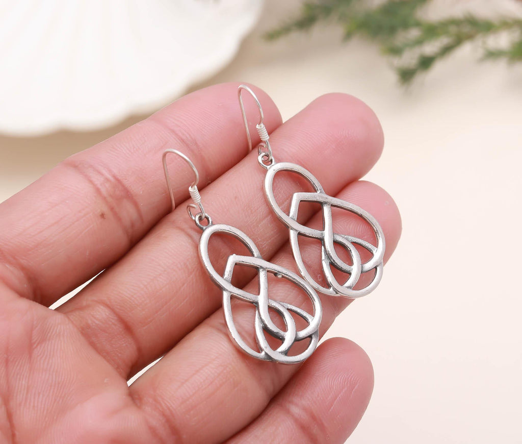 925 Sterling Silver Stud Drop Dangle Earrings Boho Jewellery Perfect Wedding Gift