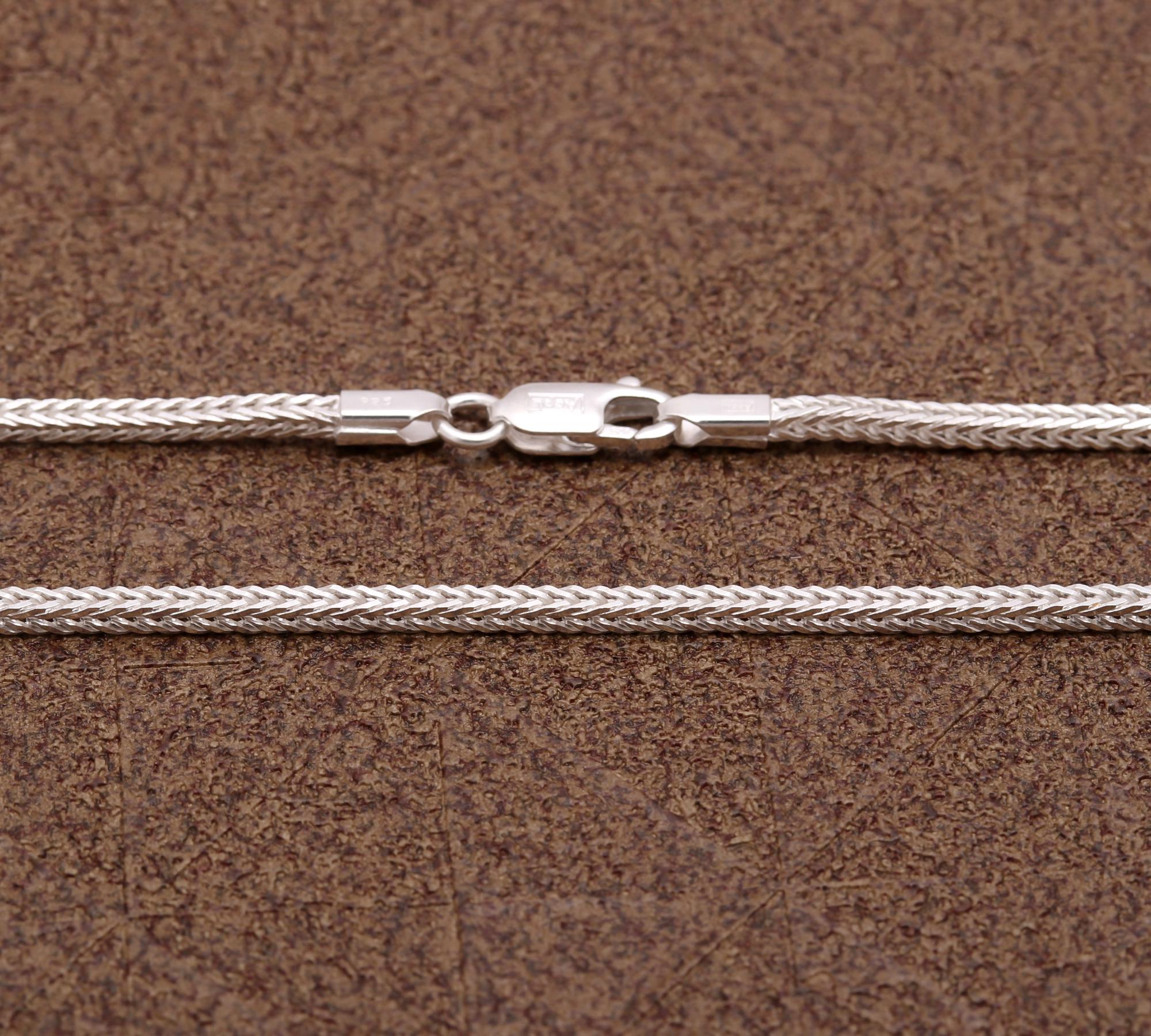 Elegant 925 Sterling Silver Women’s Necklace Luxury Chain