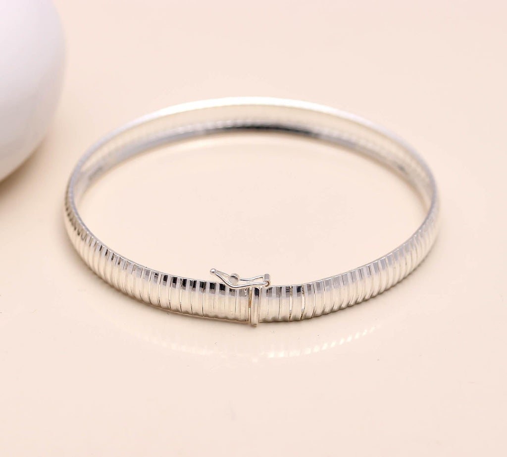 925 Sterling Silver Punjabi Kada Men's Bracelet