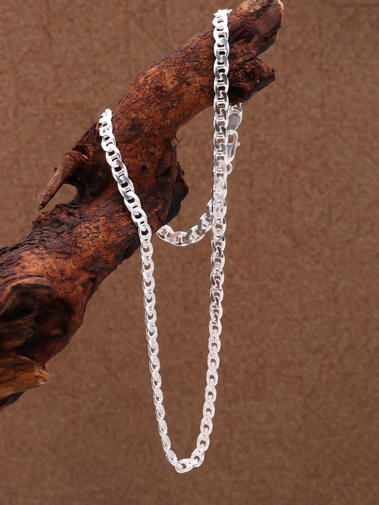 Minimalist 925 Sterling Silver Chain Necklace for Women