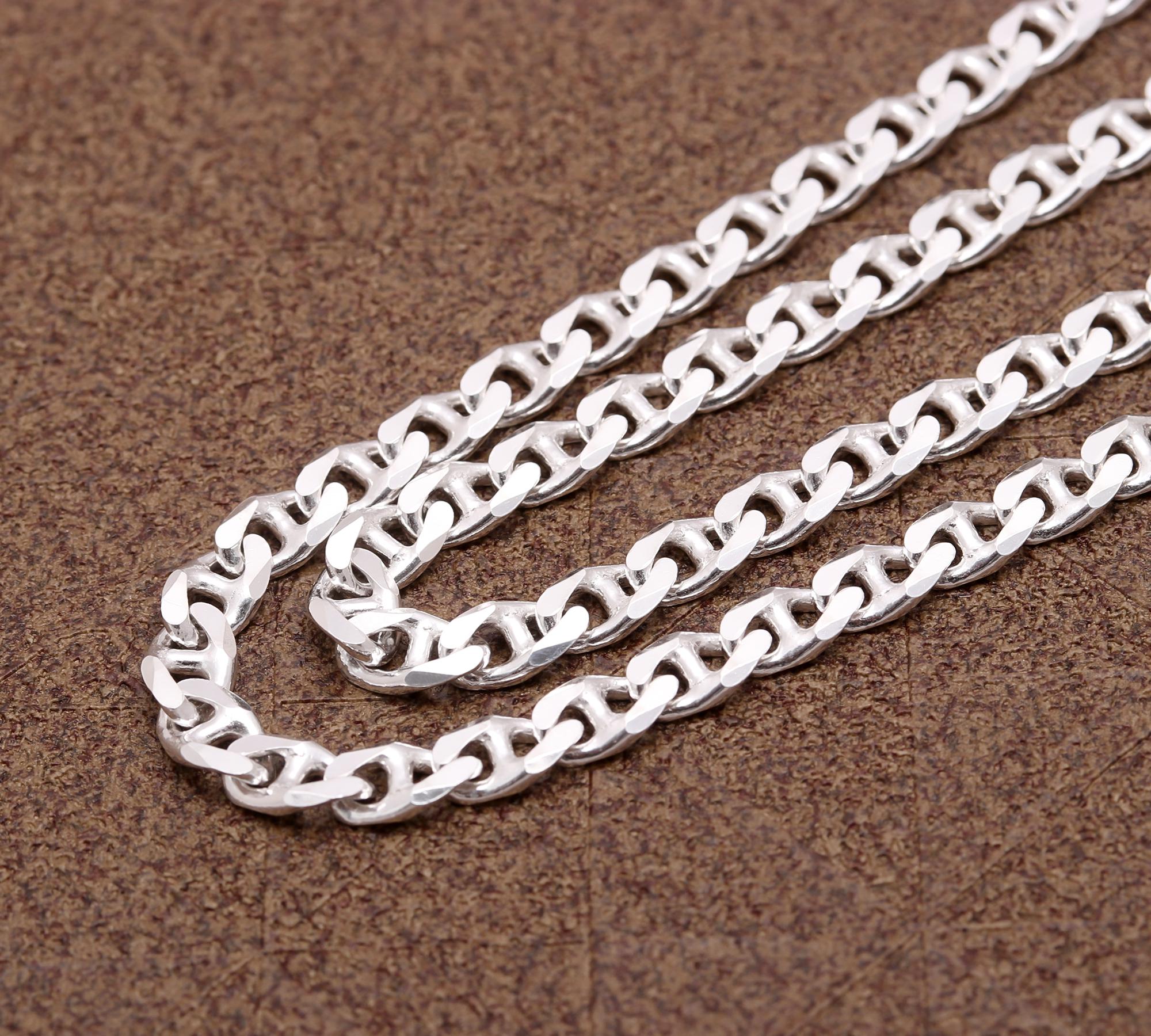 Minimalist 925 Sterling Silver Chain Necklace for Women