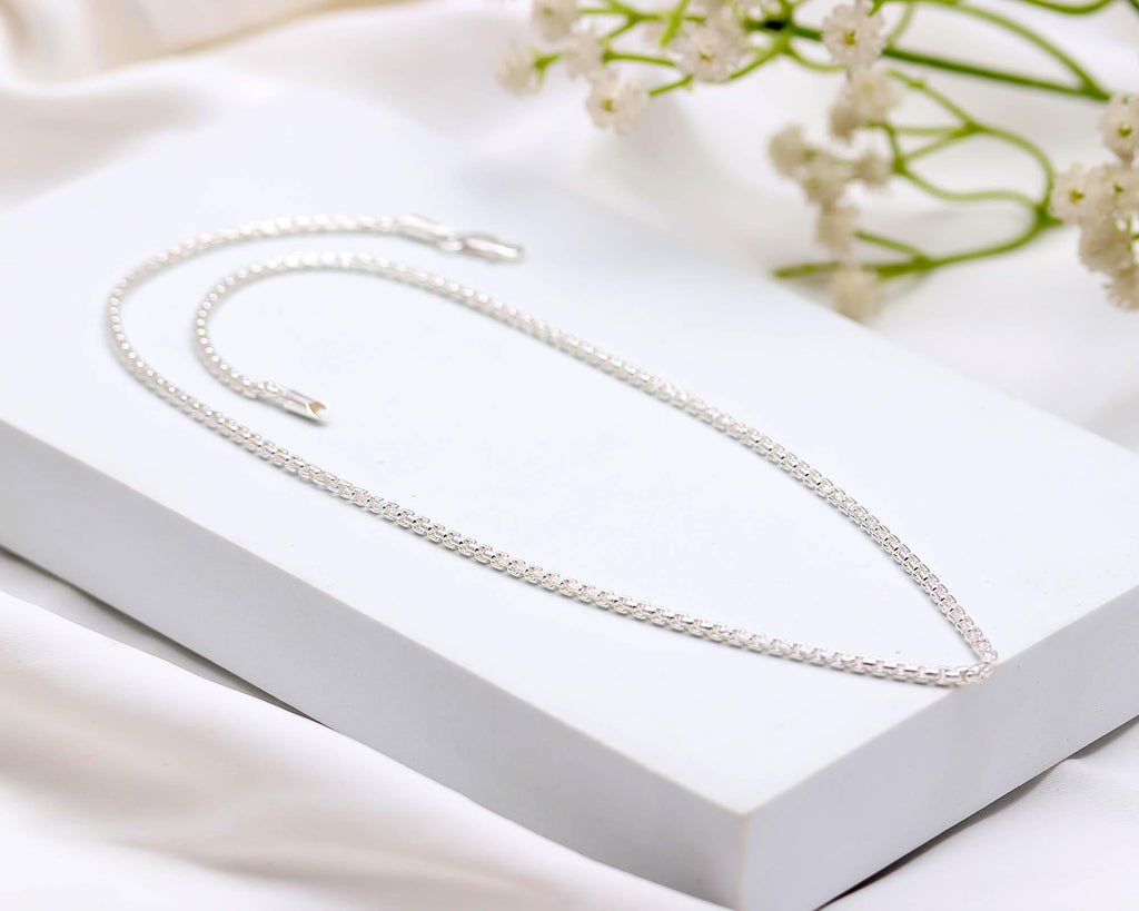 Authentic 925 Sterling Silver Chain – Durable & Lightweight