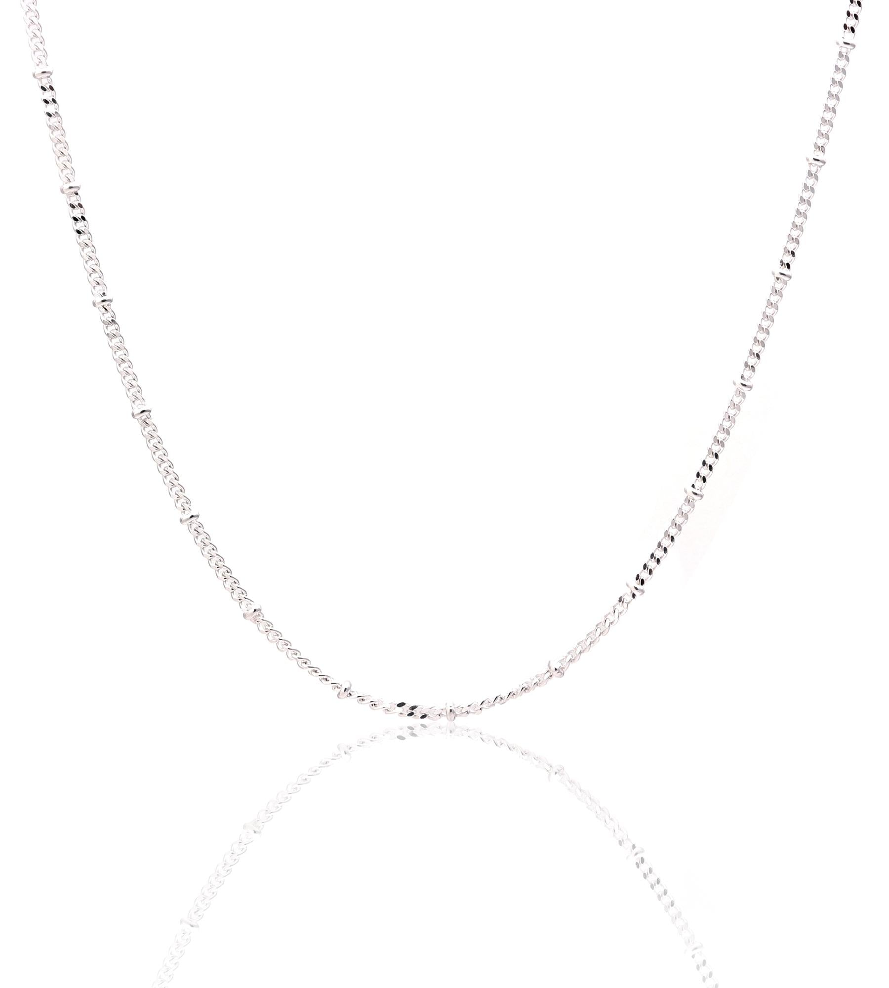925 Sterling Silver Women Chain Necklace – Real Silver Jewelry for Women