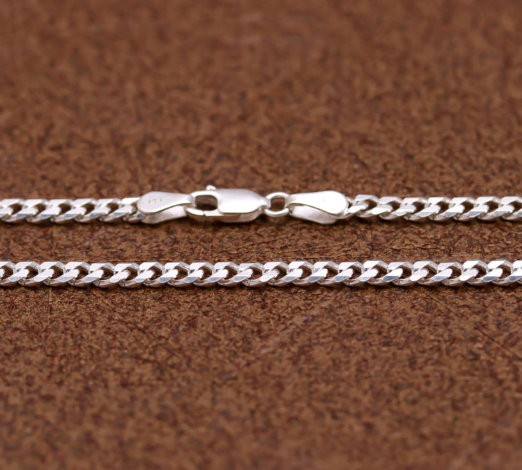 Hallmarked 925 Sterling Silver Chain Necklace Everyday Wear