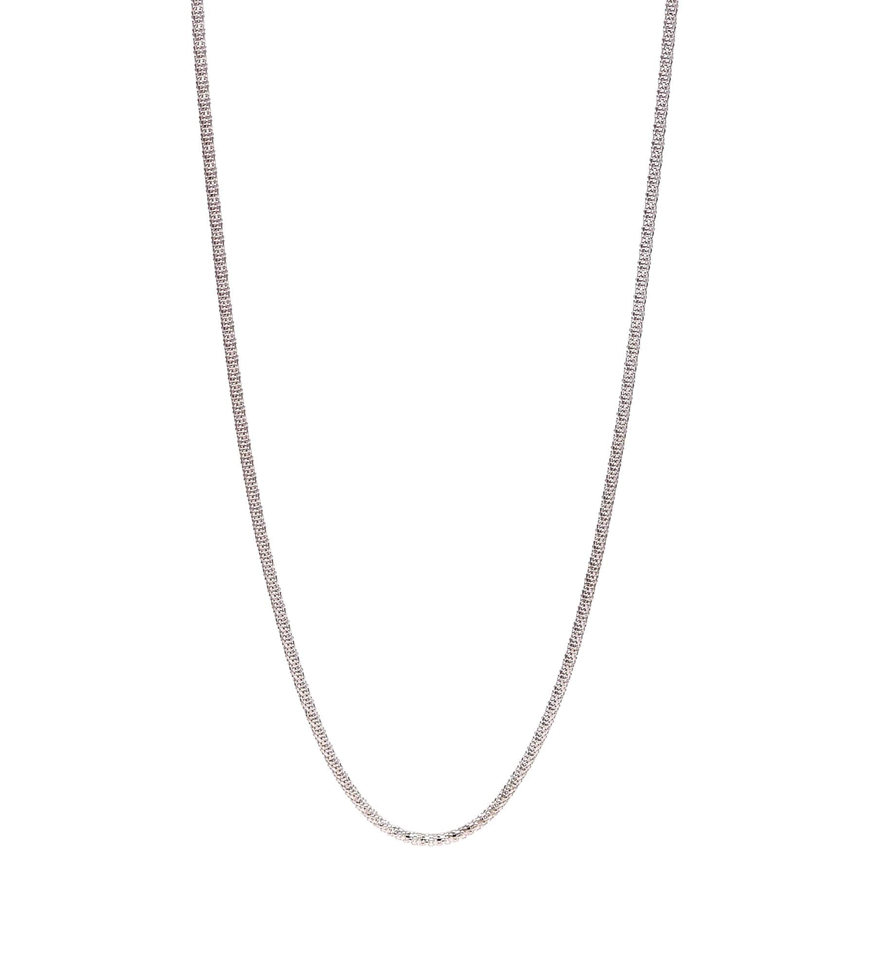 Unisex 925 Silver Chain Necklace – Modern Classic Design