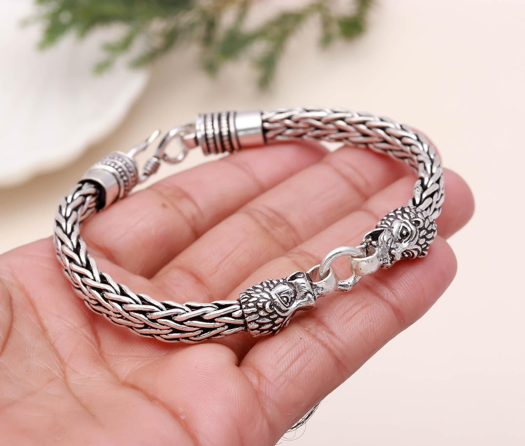 925 Sterling Silver Dragon Bracelet Vintage Thai Silver Jewellery