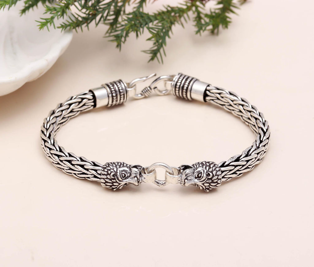 925 Sterling Silver Dragon Bracelet Vintage Thai Silver Jewellery