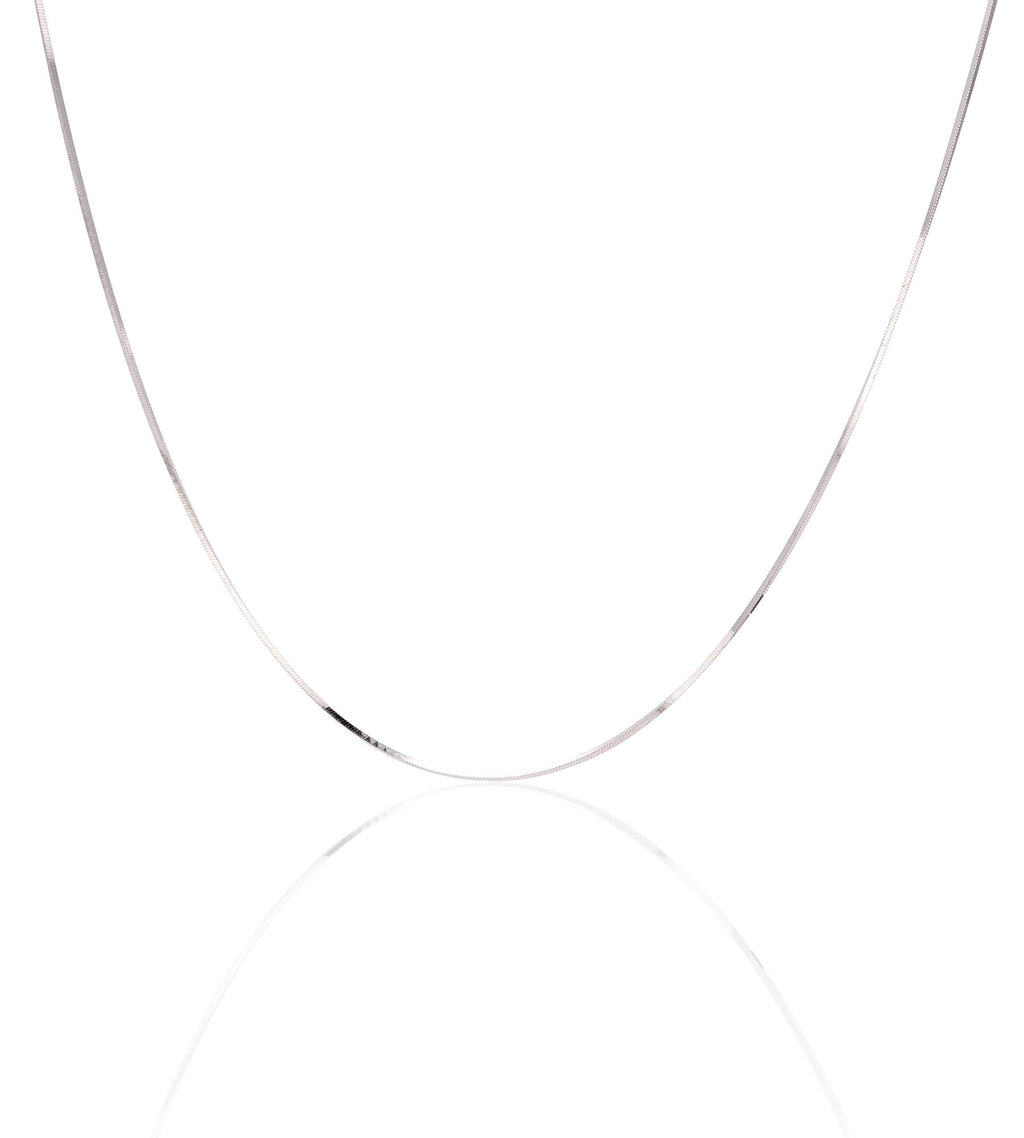 "Sterling Silver Chain Necklace 925 | Simple Silver Chain for Pendant