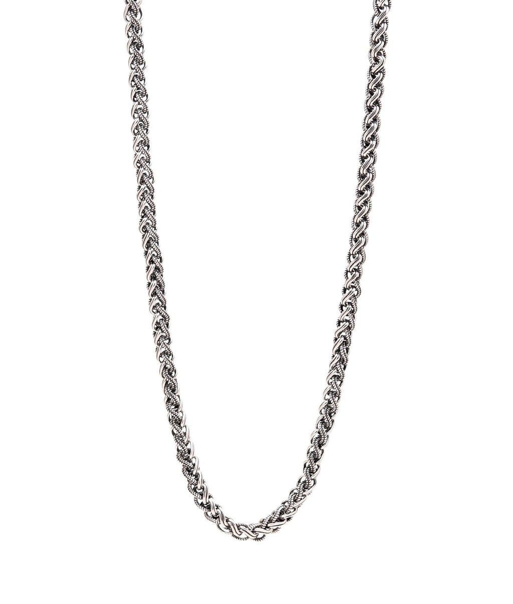 Unisex 925 Sterling Silver Chain Necklace | Modern Classic Design