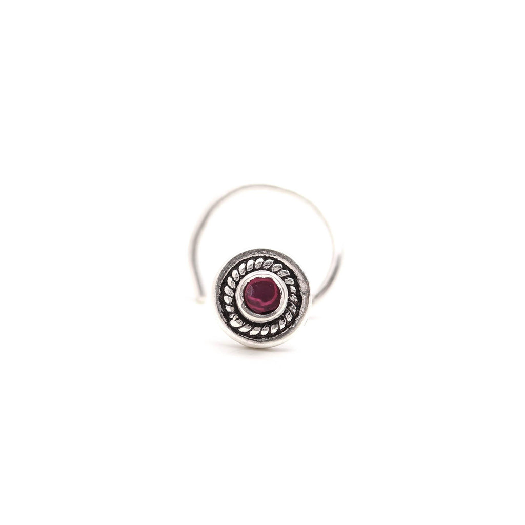 Brilliant Round CZ Nose Pin – Sterling Silver Gift for Her