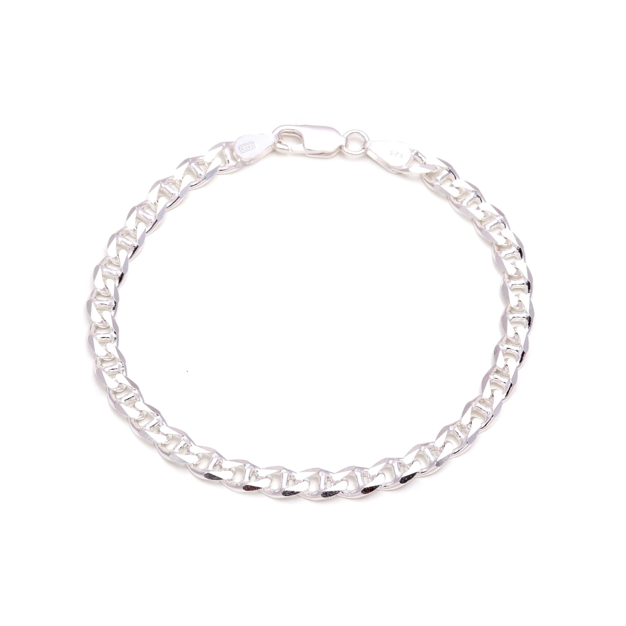 Dainty Silver Bracelet – Minimalist 925 Sterling Jewelry
