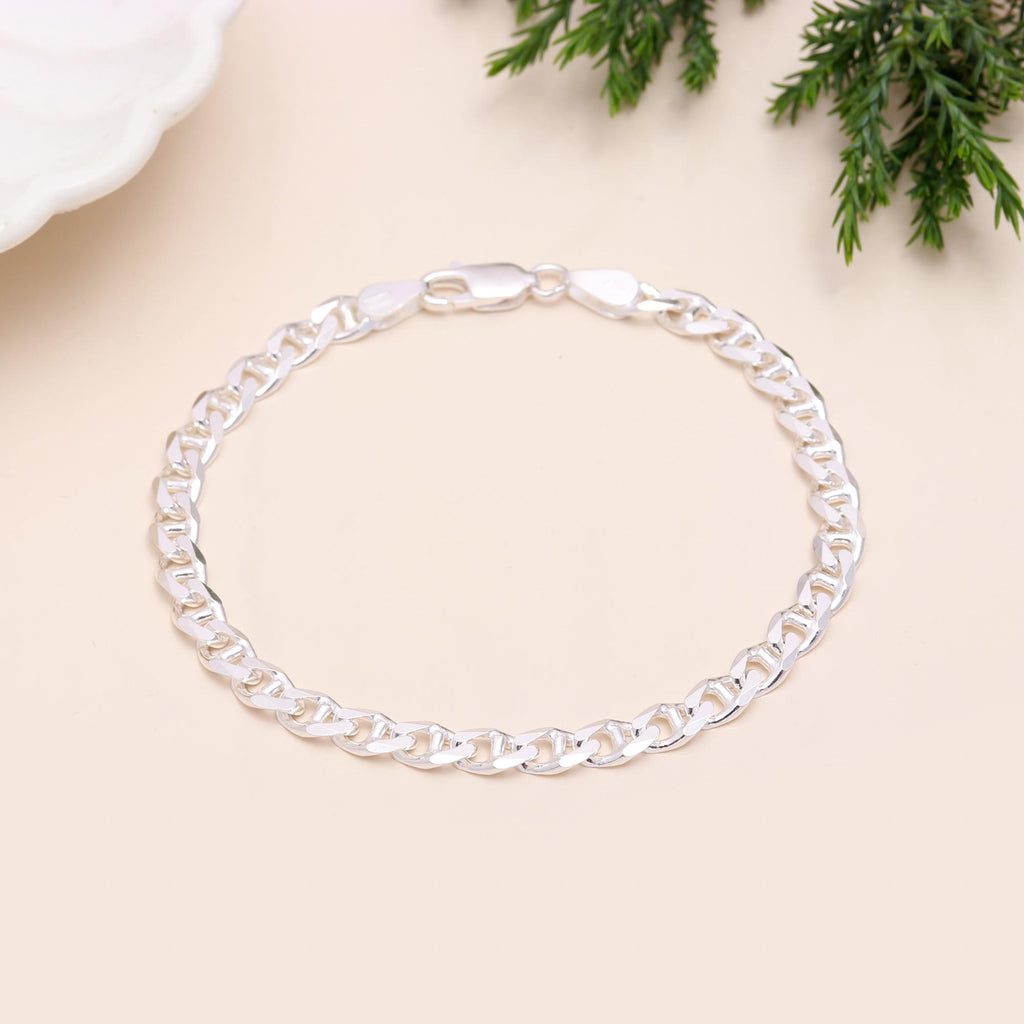 Dainty Silver Bracelet – Minimalist 925 Sterling Jewelry