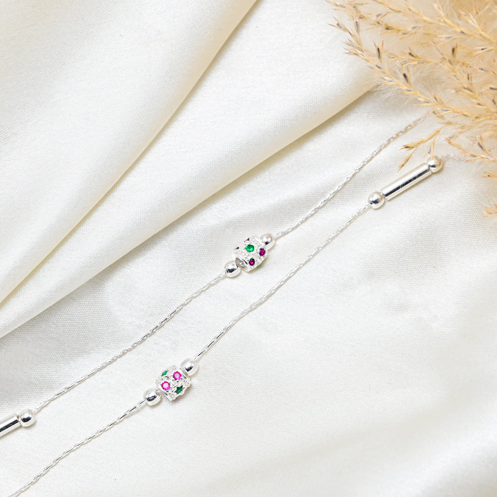 Minimal 925 Silver Anklet – Lightweight Daily Jewelry