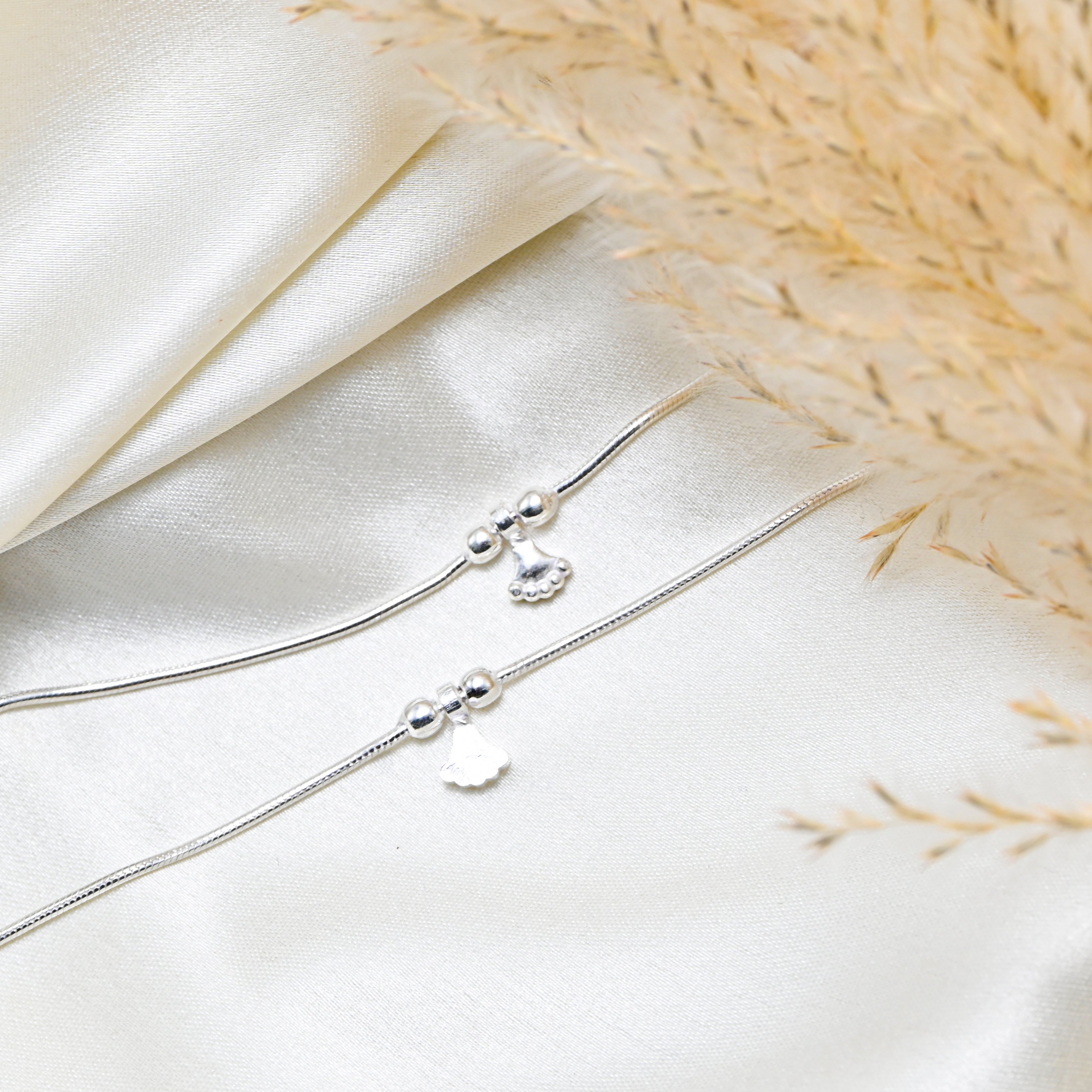 925 Sterling Silver Anklet – Dainty Silver Chain for Women