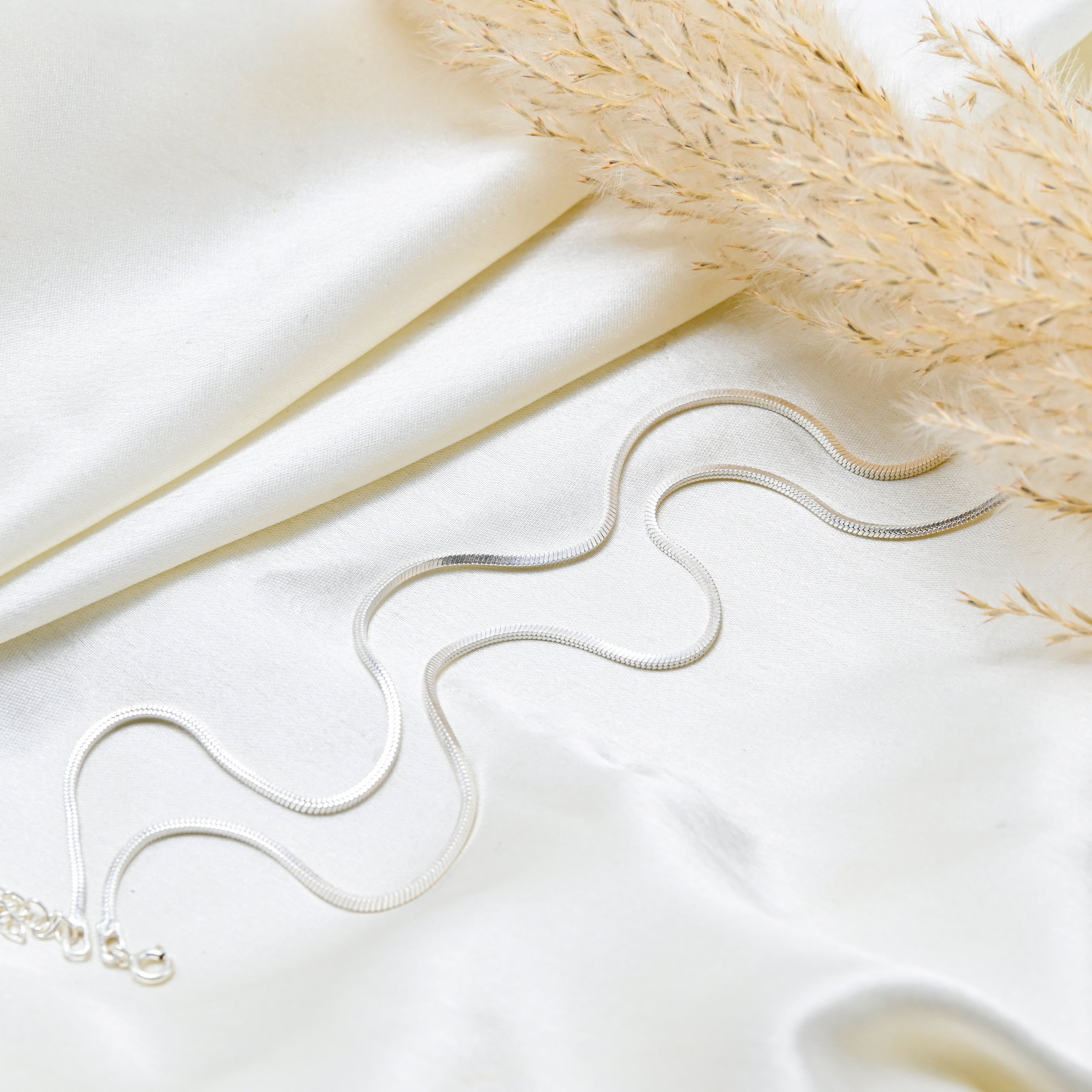 925 Sterling Silver Anklet – Dainty Silver Chain for Women