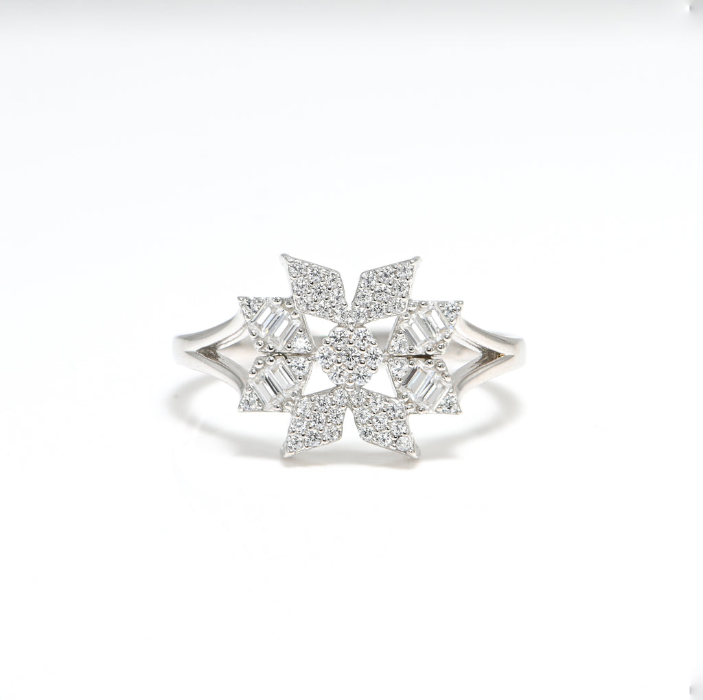 925 Sterling Silver Round Cut CZ Ring, Cubic Zirconia Sparkle Women’s Gift Jewelry