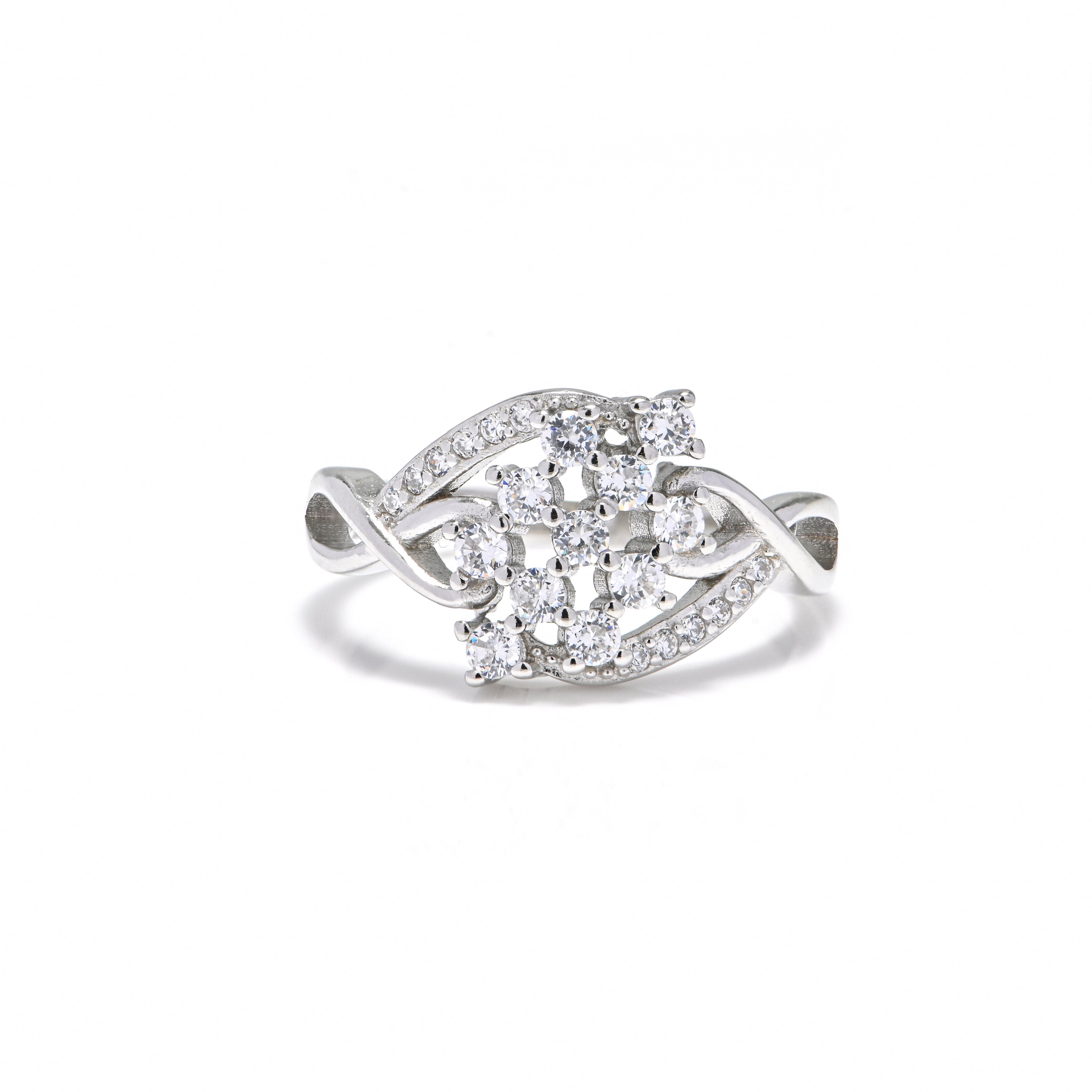 Sterling Silver Promise Ring for Women – Round Brilliant CZ