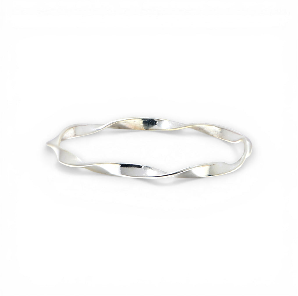 Sterling Silver Kada Bracelet Traditional Indian Chudiya Elegant Everyday Jewelry for Women