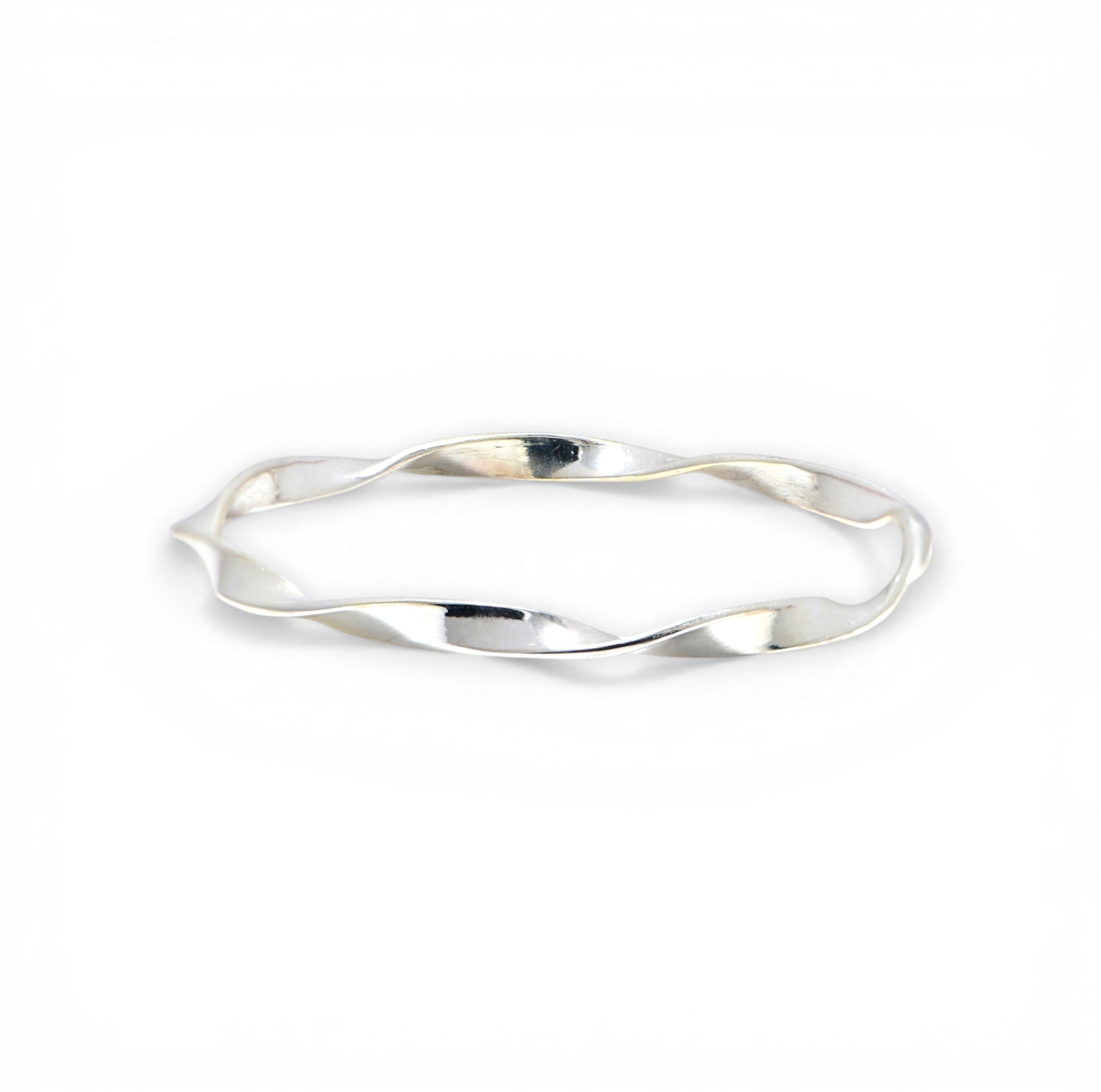 Sterling Silver Kada Bracelet Traditional Indian Chudiya Elegant Everyday Jewelry for Women