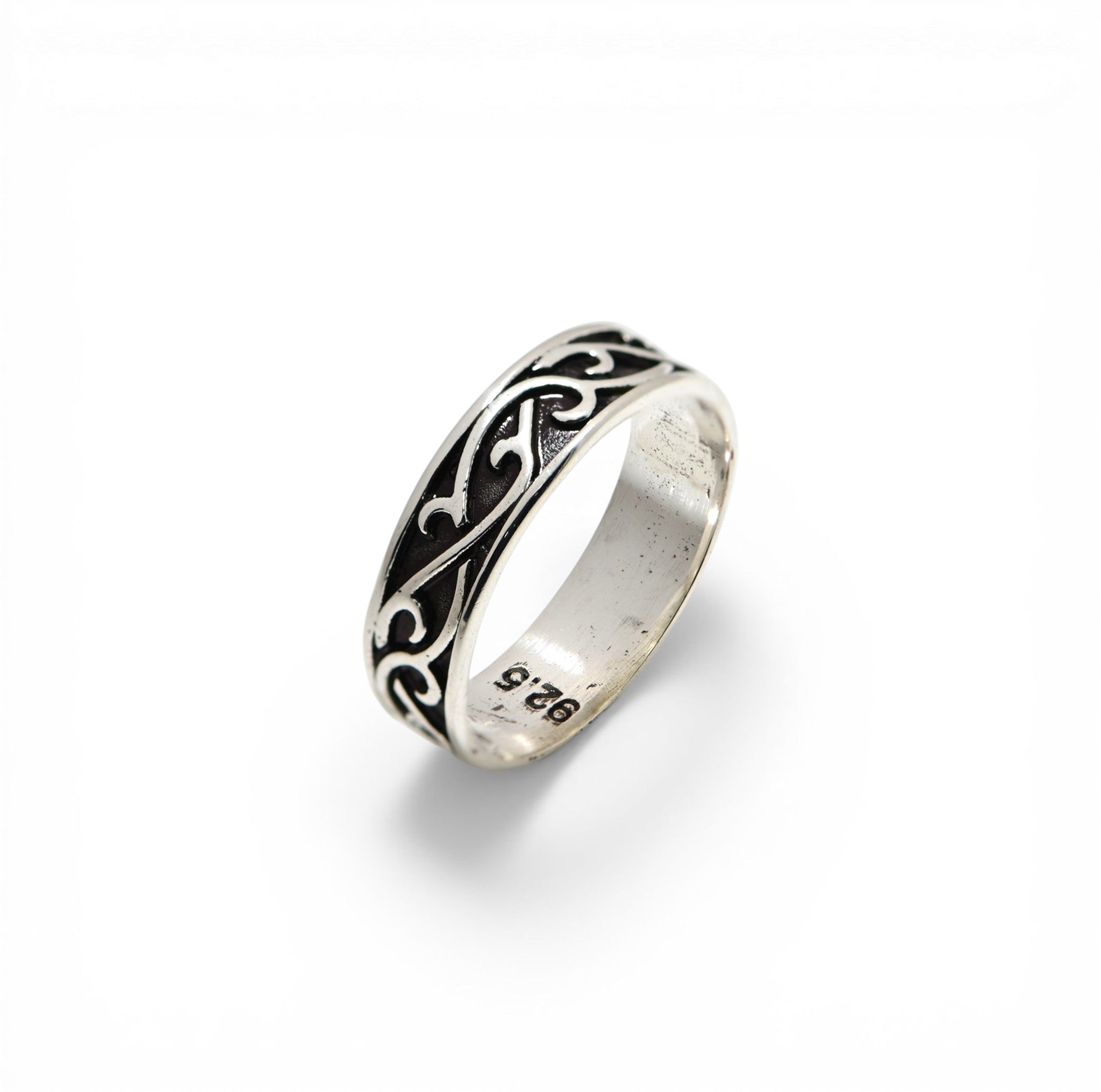 Men’s 925 Silver Traditional Turkish Band