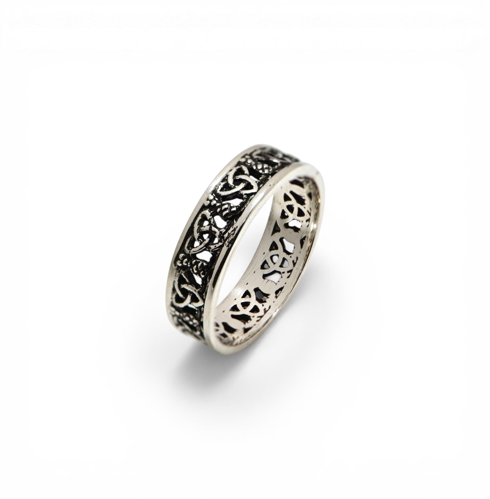 Men’s Turkish Silver Ring, 925 Vintage Band