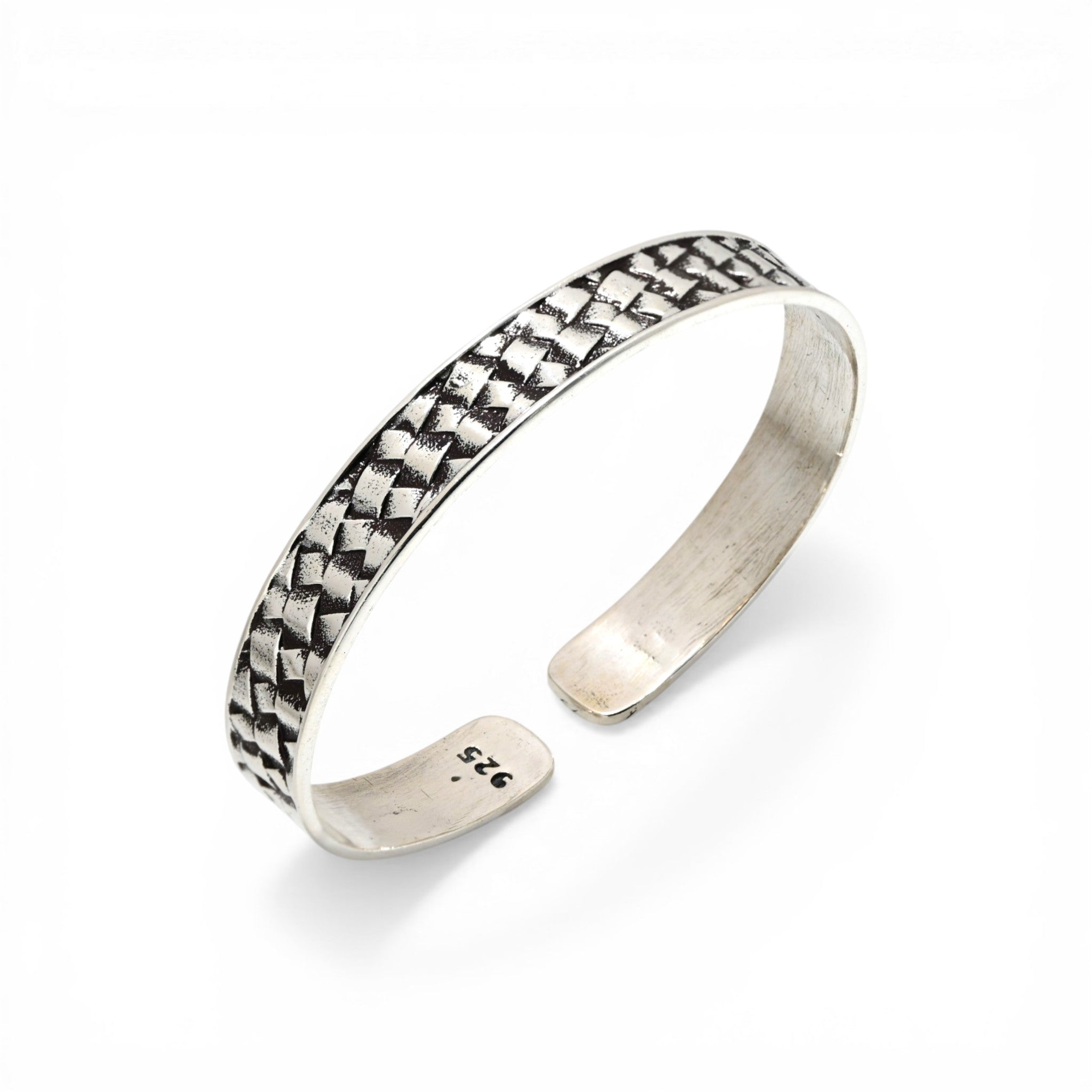 Vintage Handmade Tribal Silver Chain Kada for Men