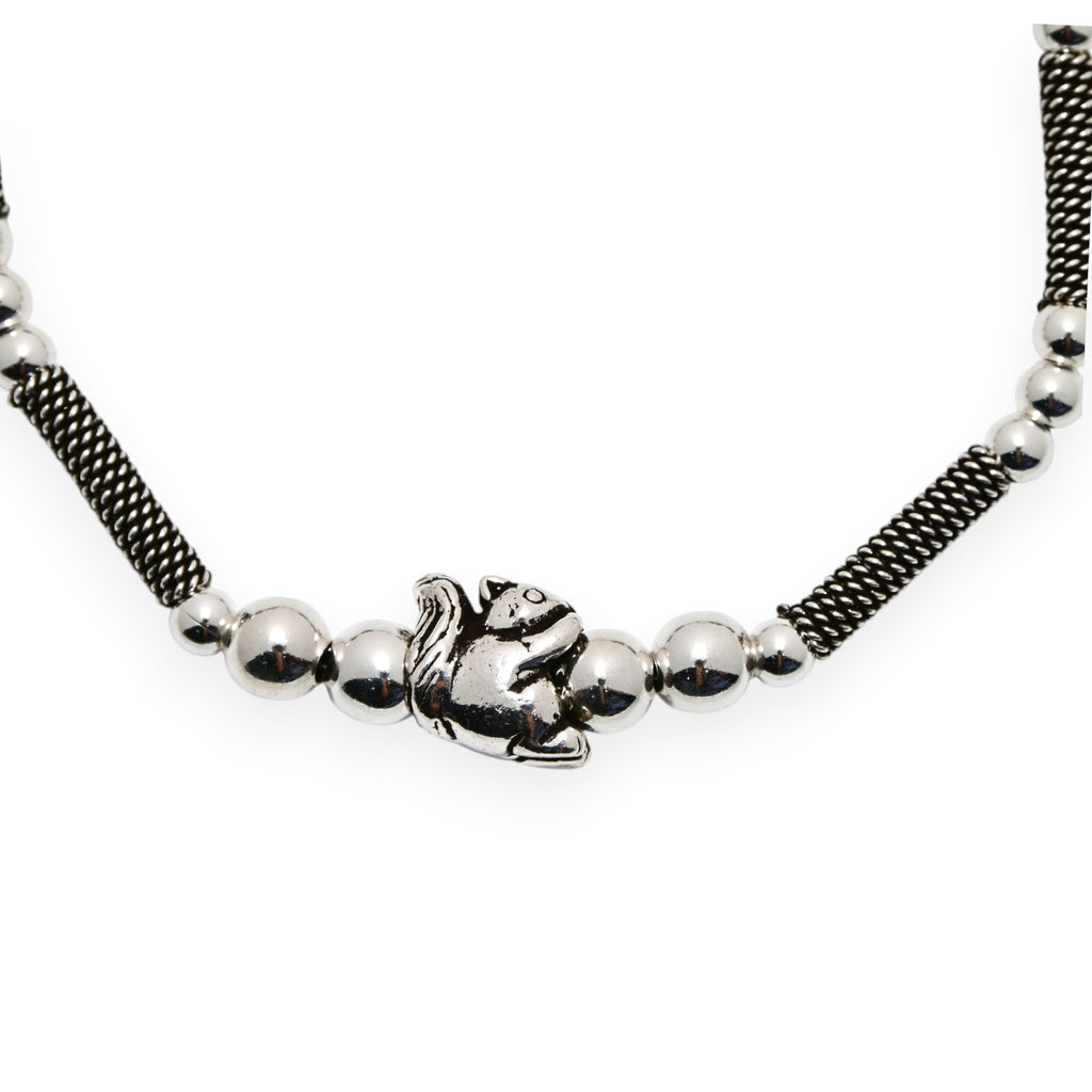 Minimalist Silver Bead Bracelet Daily Wear