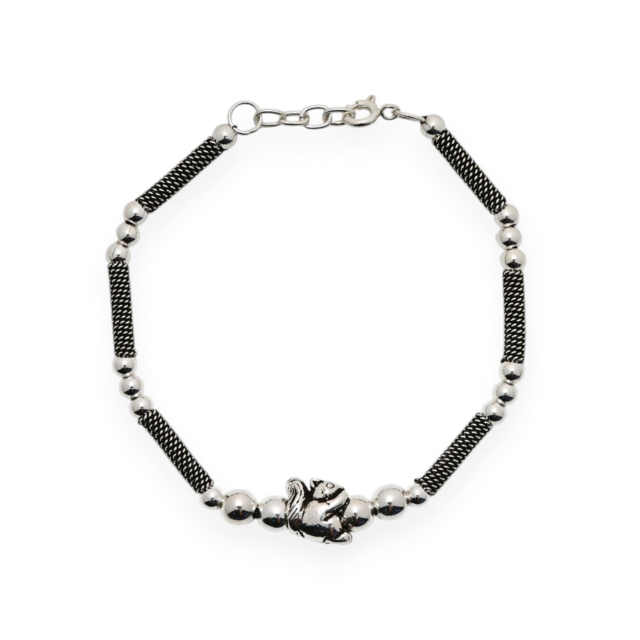Minimalist Silver Bead Bracelet Daily Wear