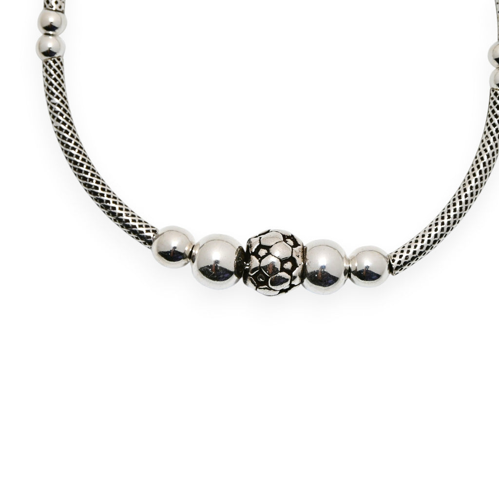 Sleek Minimal Silver Bracelet Vintage Jewellery