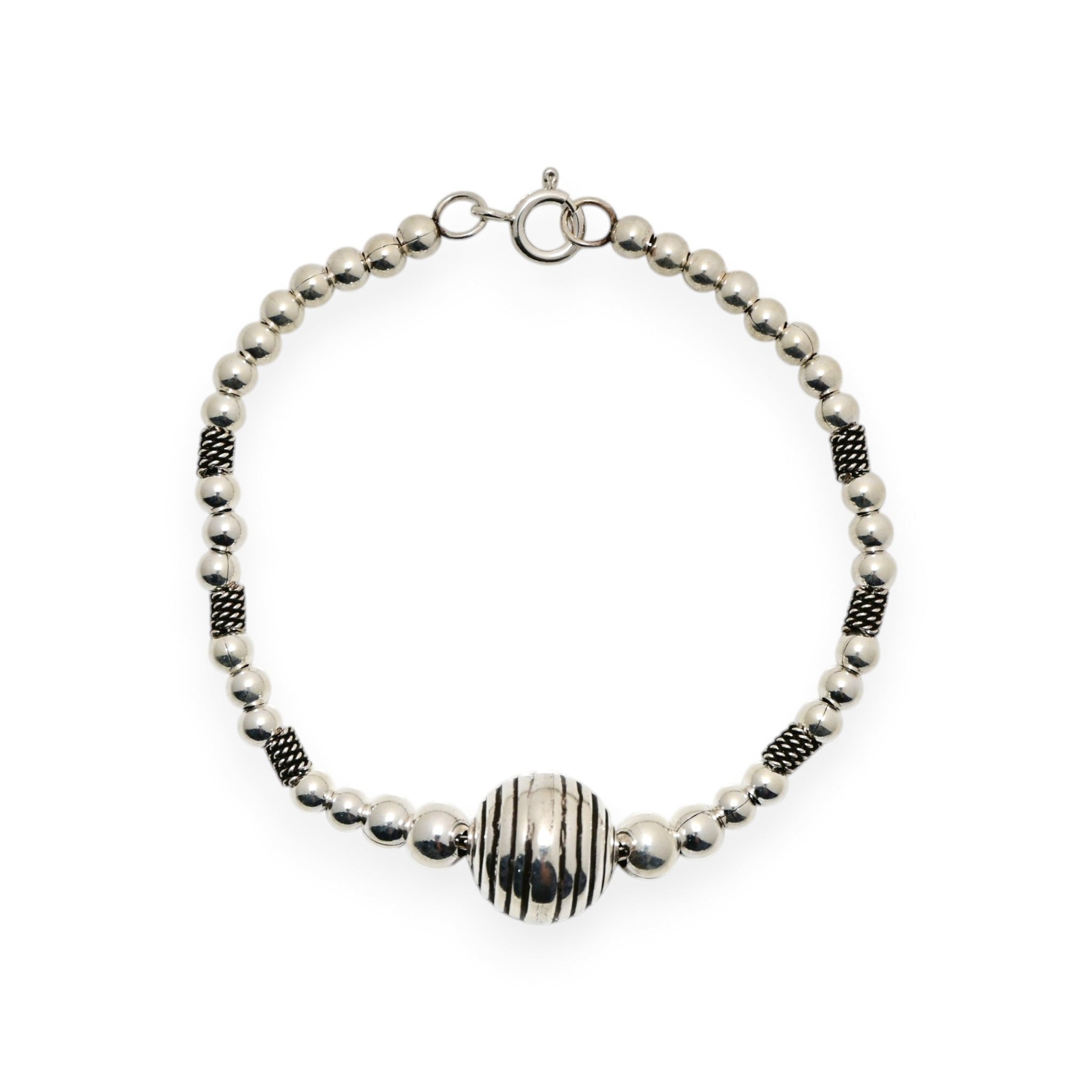 925 Sterling Silver Turkish Finish Bracelet – Antique Look Jewelry