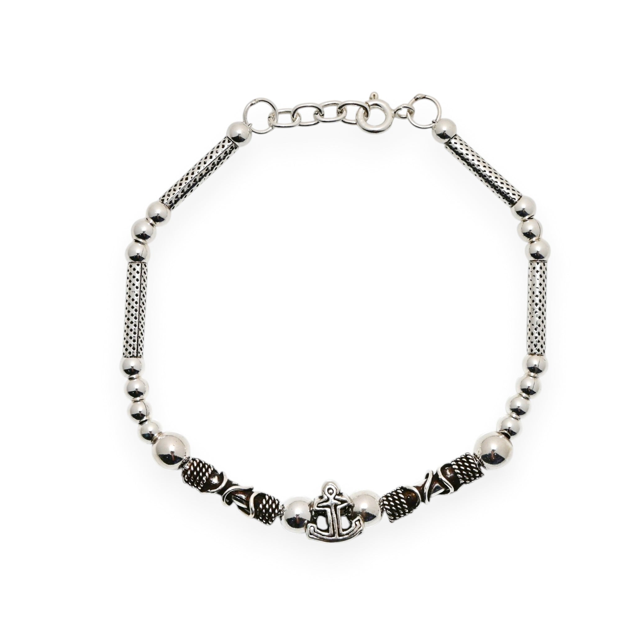 Oxidised 925 Silver Turkish Bracelet Handmade Vintage Style