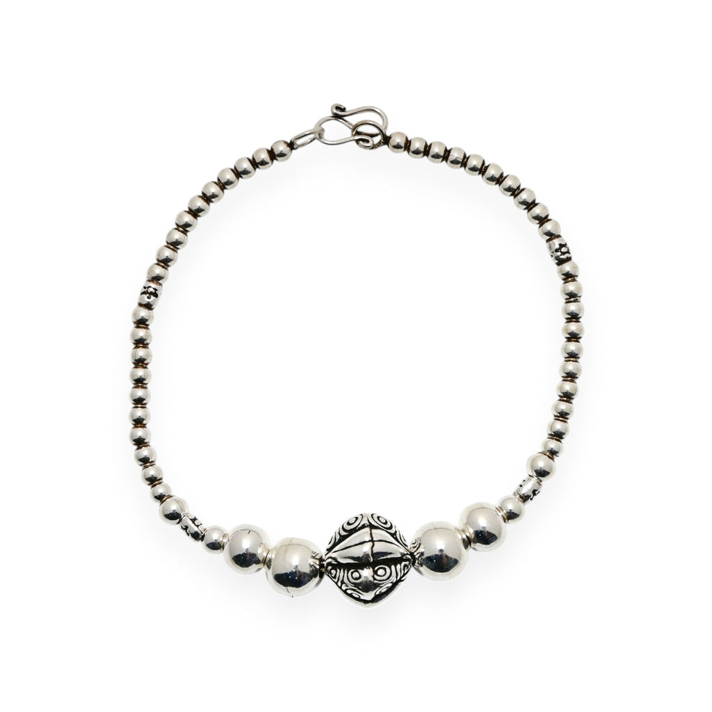 925 Silver Oxidised Turkish Bracelet – Ethnic Handmade Jewelry