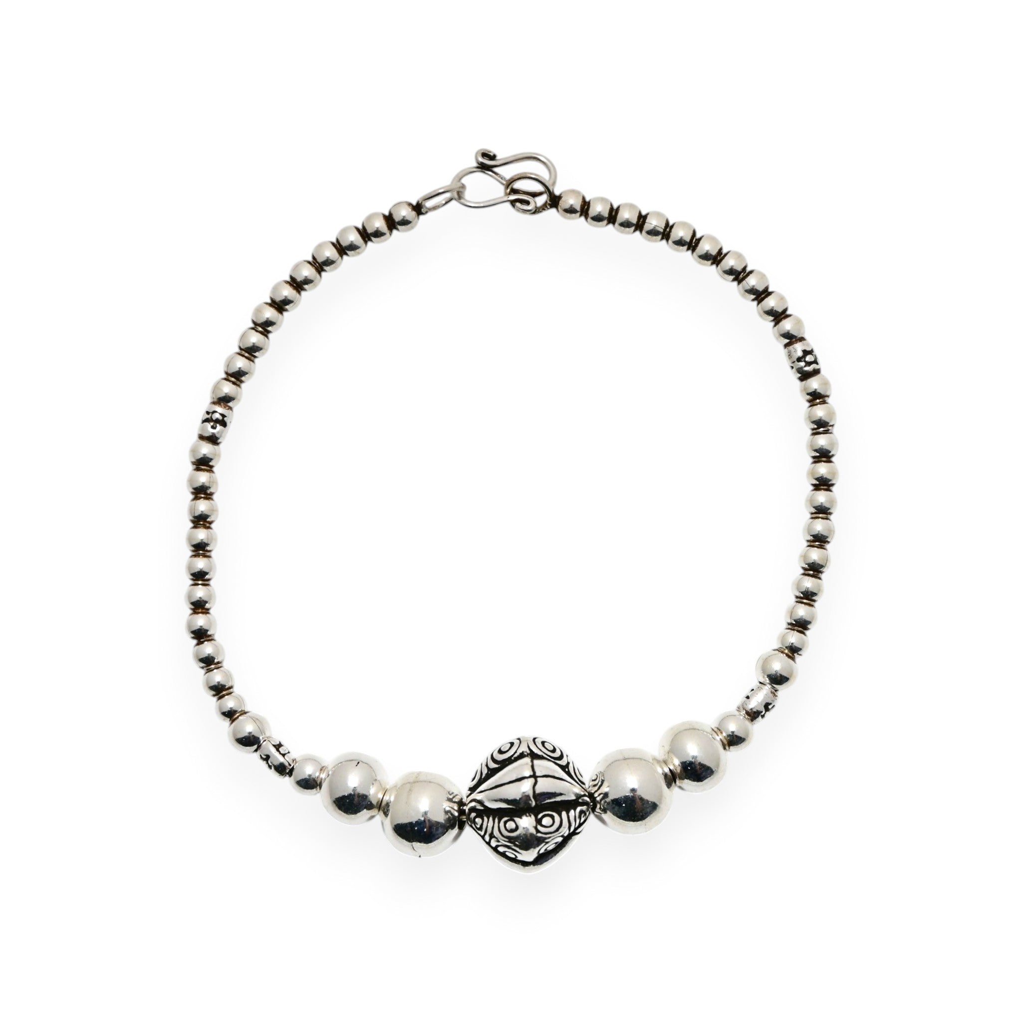 925 Silver Oxidised Turkish Bracelet – Ethnic Handmade Jewelry